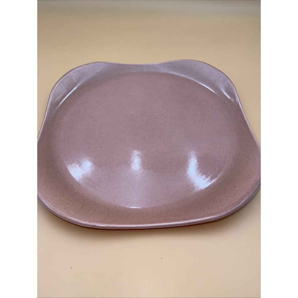 RUSSEL WRIGHT CORAL 13" Square Chop Plate Platter Steubenville American Modern